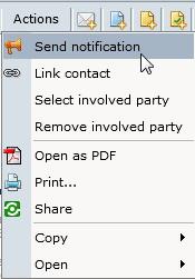 GoPro.net 2.8.7 5.3 Notifications and Subscriptions You can notify fellow employees and others of particular documents.