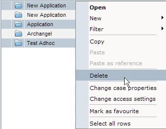 User Guide 5.11.2 Delete multiple cases You can delete multiple cases at once. 1. Select multiple cases by a.
