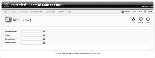 shown in Figure 6-3. As with all Joomla screens, the Menu Item Manager is packed with information and possibilities.