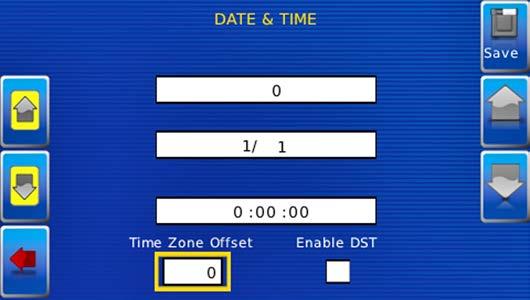 Time Zone Offset Daylight Saving Time Data Logger This