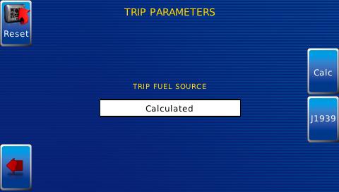 Trip Parameters This option allows you to choose whether to use J1939 trip fuel source or