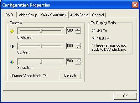 Chapter 4:Appendix Xcard Setting: You can set the "Video Adjustment" of XMedia to the following for optimal picture quality. 1.