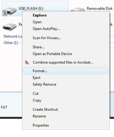 Using your computer s file browser, locate the flash drive. In Windows-based systems, you can do this by opening the My Computer window.