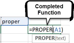 Enter a Function To enter a function, enter and equal sign, the function name, open parenthesis, the required arguments, and then a closed parenthesis.