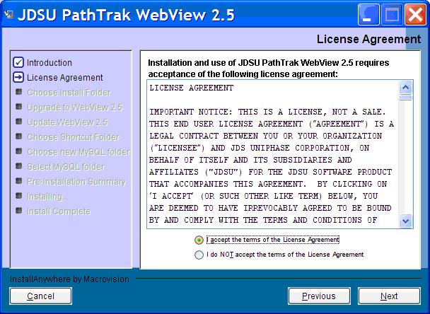 Section 3: Upgrade PathTrak WebView From Version 2.