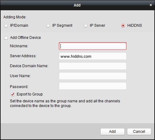 Figure 9. 11 Access Device via ivms4200 5. Click Apply button to save and exit the interface. 9.2.3 Configuring NTP Server Purpose: A Network Time Protocol (NTP) Server can be configured on your NVR to ensure the accuracy of system date/time.