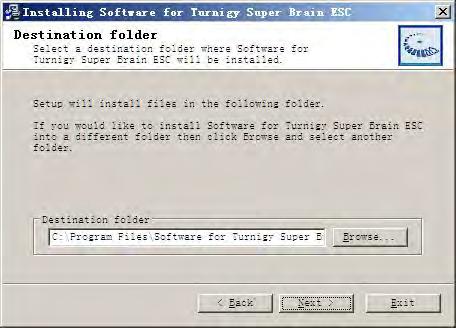 menu of Data Logger after installing the Turnigy Super Brain ESC software.