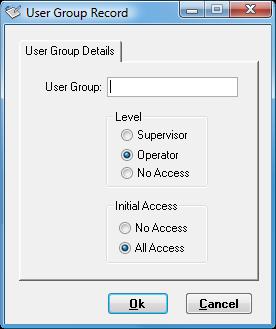 Using the standard action buttons, managing User Groups is as simple as managing individual User Accounts.