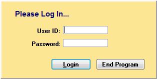 To regain access to Visitor Keeper, enter a valid user ID and password, and click to log back into the system. Otherwise, you may click to terminate Visitor Keeper.