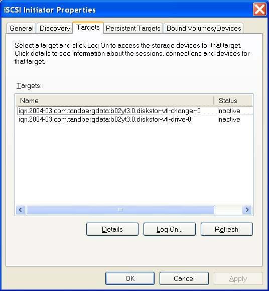 c. Click Advanced. d. On the Advanced Settings dialog box, select CHAP logon information. e. In the User name field, type the initiator CHAP name. f. In the Target secret field, type the target CHAP secret.