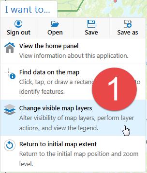7 I want to Change visible map layers 1.