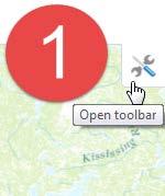 Click the Overview Map icon (arrow symbol in the bottom right corner of the map display) to open or close the Overview Map. 2.