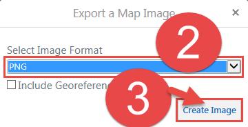 Select Image Format from the dropdown