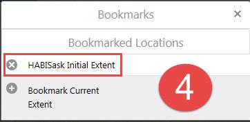 You can delete the bookmark by clicking on the x icon to the left of the