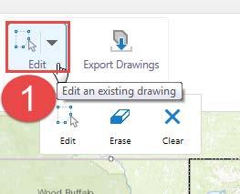 Note that additional drawing functions become available once the drawing tool is selected. 3.