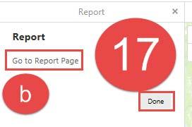 When the Report is ready, select Go to Report