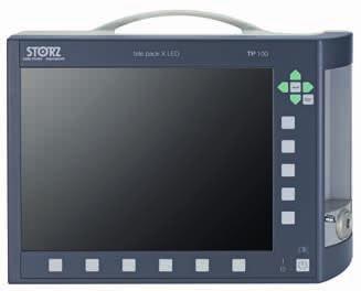 KARL STORZ TELE PACK X LED The TELE PACK X LED system is an all-in-one unit that allows performance of high-quality outpatient hysteroscopies in minimum space with maximum comfort.