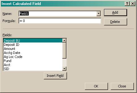 Navigation: PivotTable Tools (ribbon) > Options > Fields, Items, & Sets > Calculated Field Name: You can leave the default, but that may not be very descriptive.