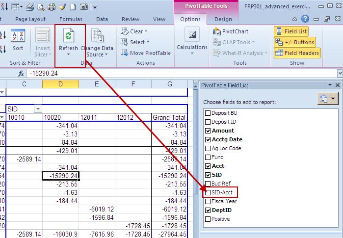 SID-Acct. Copy the formula down to the bottom of the data.