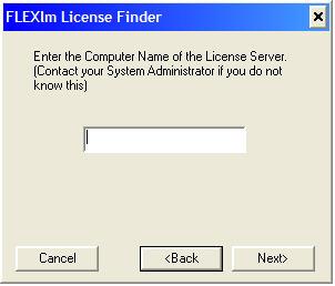 4. ContentManager accesses the license server and verifies availability of licenses. If licenses are available, the following screen displays: 5.