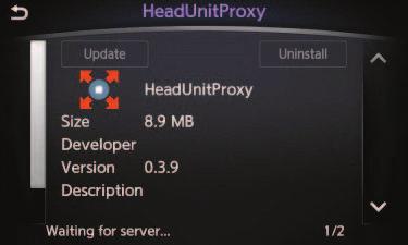 screen as the HeadUnitProxy is updated