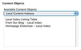 Click on the Content Objects tab. 3.