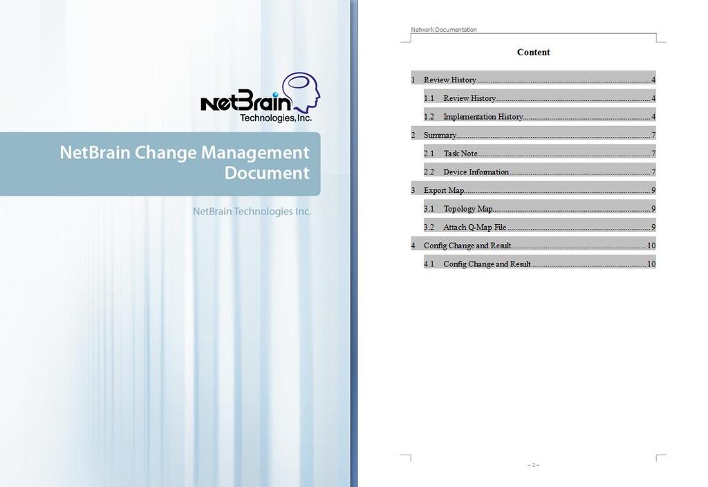 6.5 Document Create a word document to document the network change task 1.