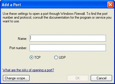 Setting up for Remote OPC Server Access 5. In the Name field, enter a name for the port. 6. In the Port Number field enter 135. 7. Select the TCP option. 8. Click OK to save your changes.