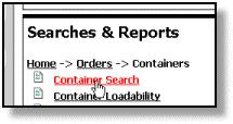 Order Management Help Printing Container Manifests Order Management Help > Printing Container Manifests The Container Manifest Report allows you to generate a single report containing all or any
