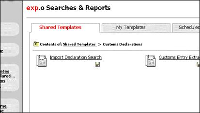 Customs Declarations Help Searching for Customs Declarations Customs Declarations Help > Searching for Customs Declarations To search for Customs Declarations: 1 Navigate to the Import Declaration