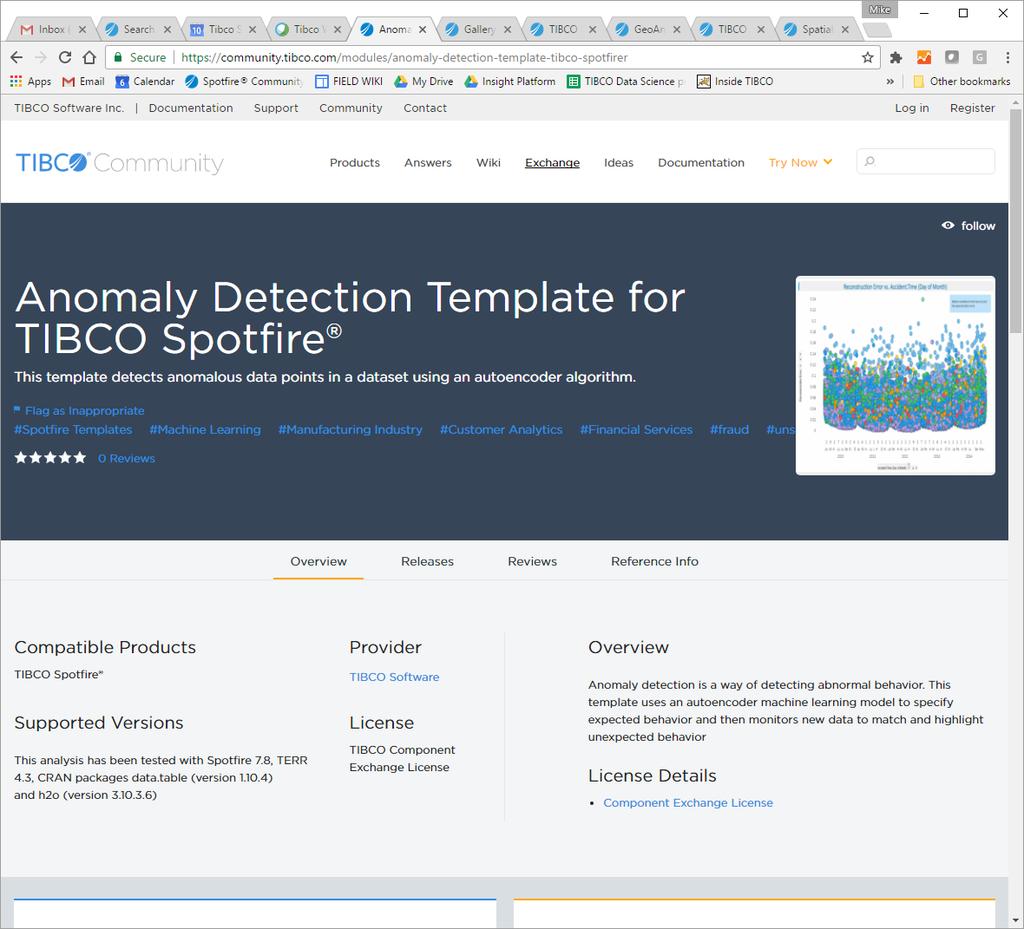 Anomaly Detection Template Detect anomalies in datasets Highlight previously unknown problems Machine Learning