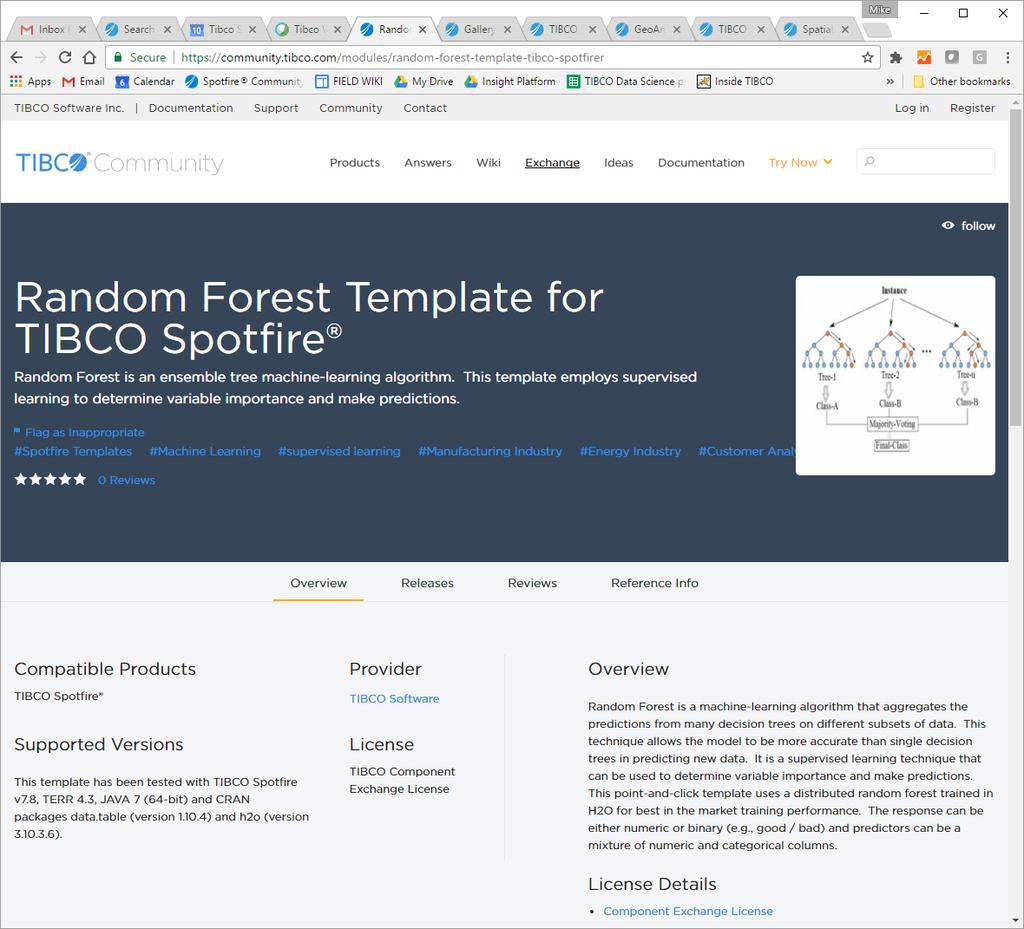 Random Forest Data Function and Template Machine Learning Model Supervised Learning Variable Importance & Predic7ons Classifica7on & Regression