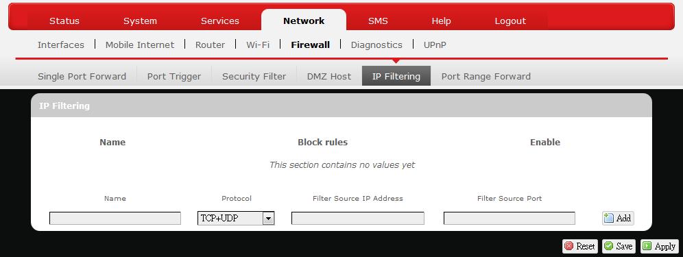 address of the computers that are placed outside the firewall of your network. In the text box, enter the last 3 digits of the DMZ host address (the prefix is 192.168.