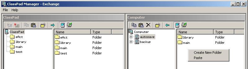 4. Exchange Window Menu Commands and Icons Create New Folder