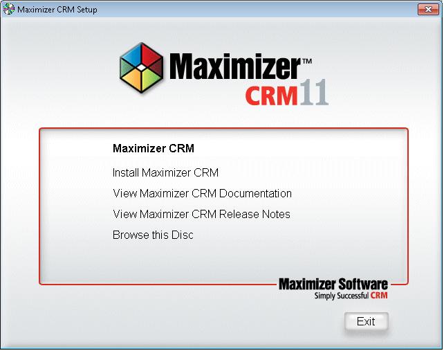 Procedure 1. Installing the Maximizer Client Step 1. If you are installing from a download run the file downloaded to unpack the contents of the installation CD to a disk folder.