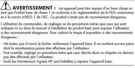 French laser notice