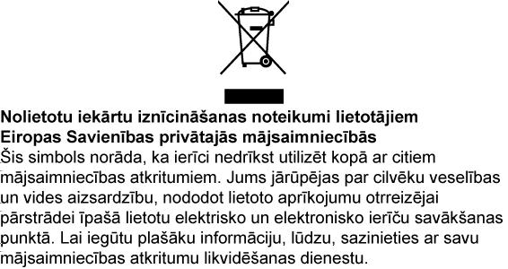 Lithuanian recycling notice Polish recycling notice