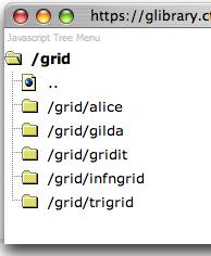 Store assets on the Grid User s local assets are uploaded to one or more (as replicas) Storage Systems the user is authorized on Uploads are managed through Java Applets: a direct GSIFTP