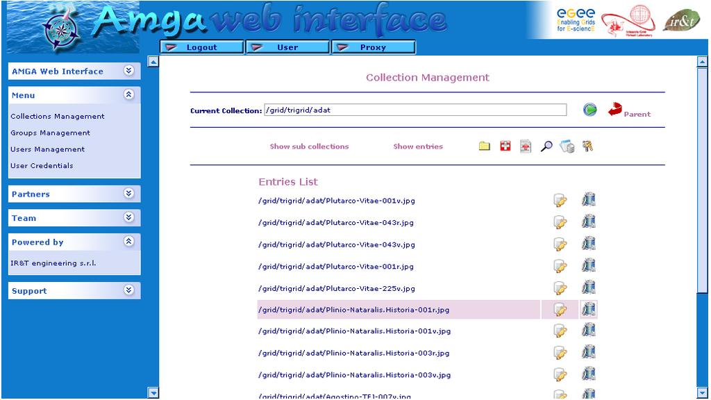 Collection Management Modify