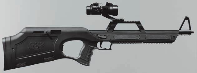 black A3 package with WALTHER rifle scope