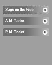 Start Applications or Tasks From the My Tasks Pane