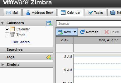 In the Calendar Overview pane