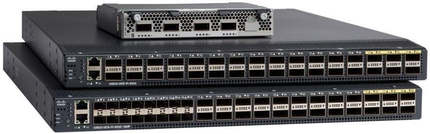 The Cisco UCS 6300 Series provides the management and communication backbone for the Cisco UCS B-Series Blade Servers, 5100 Series Blade Server Chassis, and C-Series Rack Servers managed by Cisco UCS.