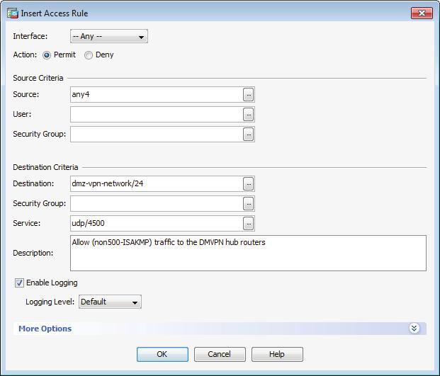 Deploying the Cisco Intelligent WAN Step 3: Click Add > Insert. The Add Access Rule dialog box appears. Step 4: In the Interface list, choose the interface.