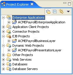 Essentials of Rational Software Architect Student Labs Task 1: Import Enterprise Application In this task, you will import an existing EAR file containing the J2EE projects for the ACME payroll