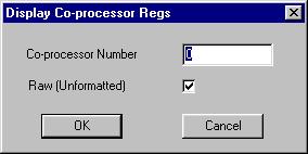 2 Reading EmbeddedICE logic registers from ADW To access the coprocessor zero registers using the ADW GUI, select View Registers as shown in Figure 4-23.