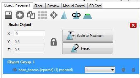 Object Manipulation Scale Object - to increase or decrease size After loading object,