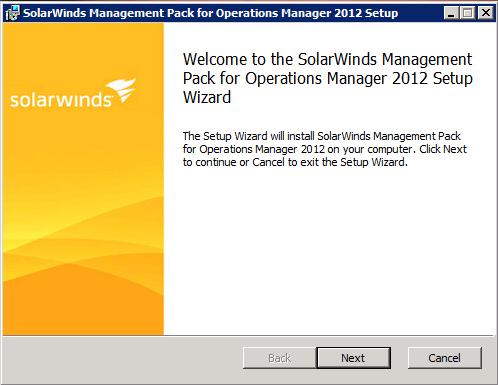 2 SolarWinds Management Pack 3.