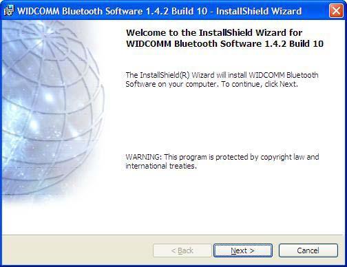 Bluetooth Software Installation Readme The following sections describe how to install the