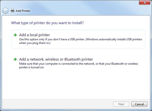 SECTION 2 INSTALLING PRINTER Install Printer Driver Directions for installing the Printer Drivers produced by Satori Software. 1.